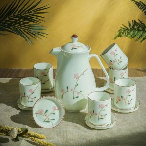 Bộ Ấm Tích pha trà Bát Tràng