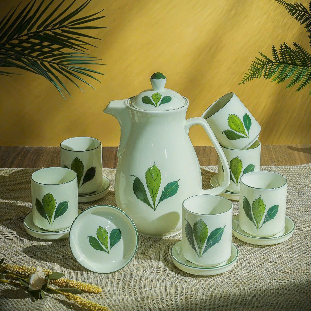 Bộ Ấm Tích pha trà Bát Tràng