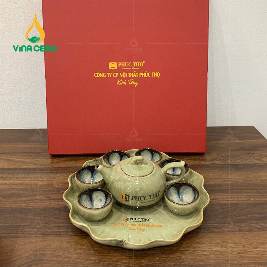 Khám Phá Vẻ Đẹp Huyền Bí Của Ấm Chén Hỏa Biến - Di Sản Nghệ Thuật Việt Nam ấm trà hỏa biến in logo