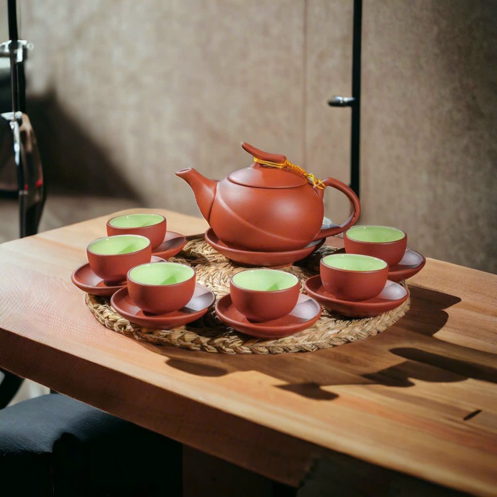 Xưởng sản xuất ấm chén Bát Tràng - Nơi Ghi Dấu Văn Hóa Gốm Sứ Việt bộ ấm chén Gốm Tử Sa Bát Tràng
