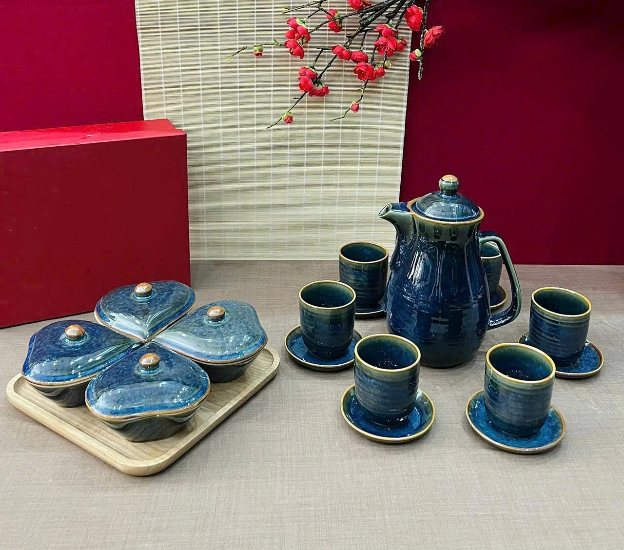 Bộ Ấm Tích pha trà Bát Tràng (2)