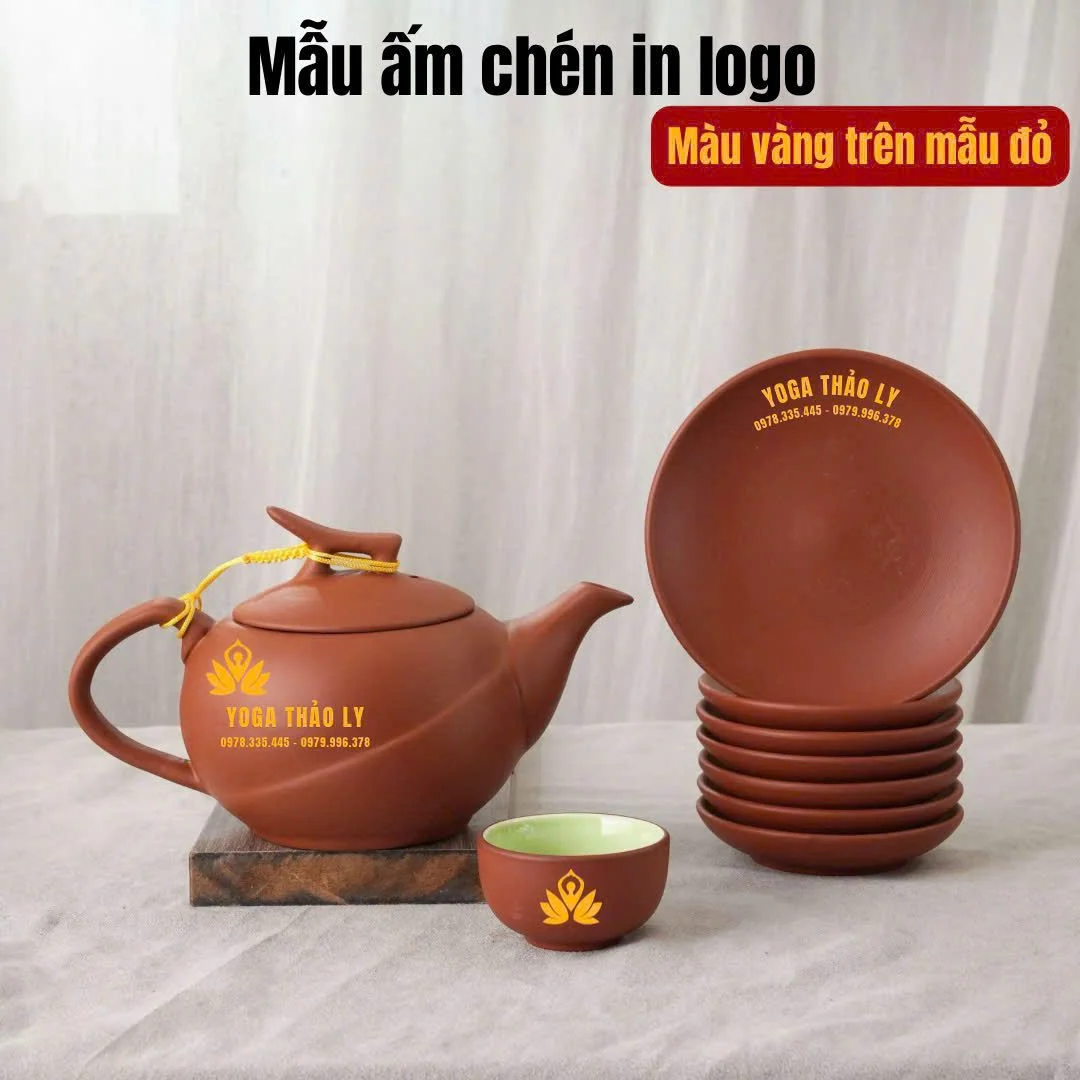 Bộ ấm Trà Gốm Bát Tràng in logo Giá Tốt (3)