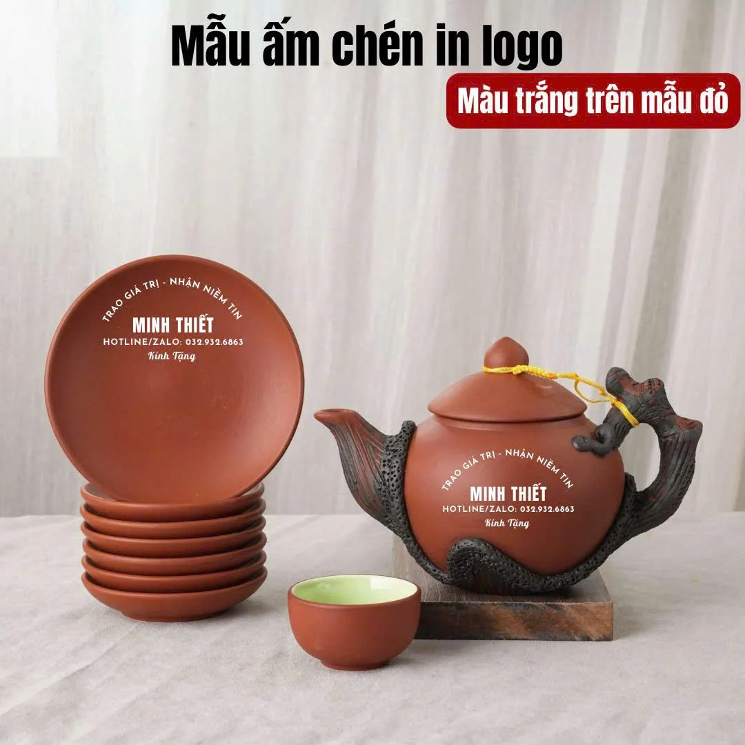 Bộ ấm Trà Gốm Bát Tràng in logo Giá Tốt (4)
