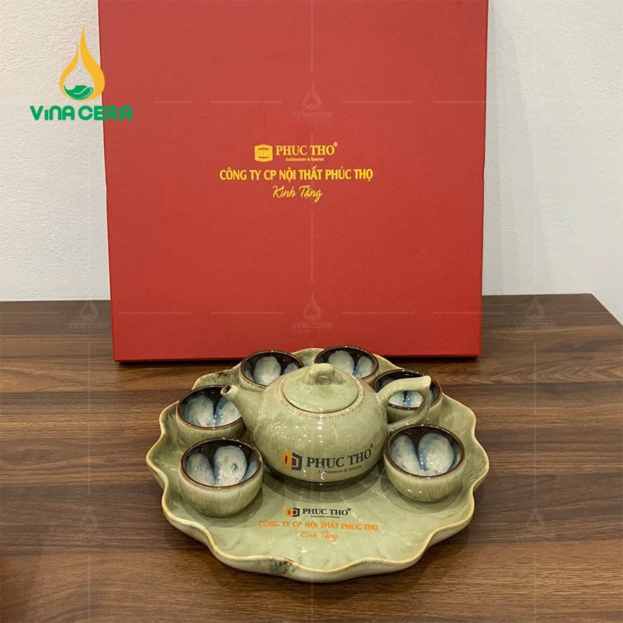 Khám Phá Vẻ Đẹp Huyền Bí Của Ấm Chén Hỏa Biến - Di Sản Nghệ Thuật Việt Nam ấm trà hỏa biến in logo